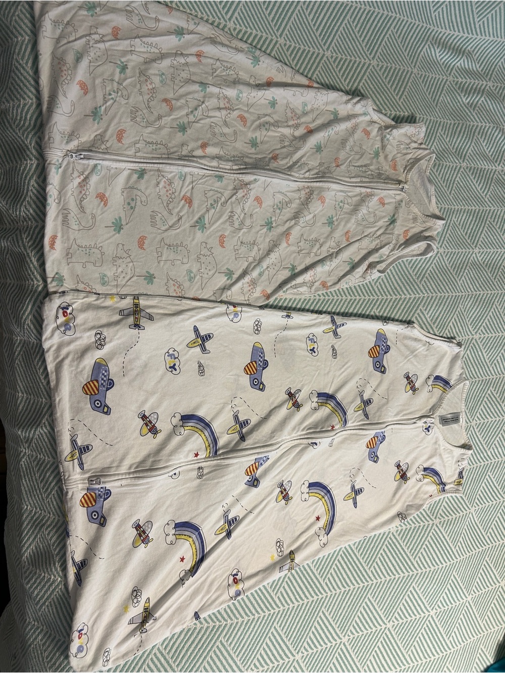 Baby Sleep Sack XL (2)- Airplane & Dinosaur Print